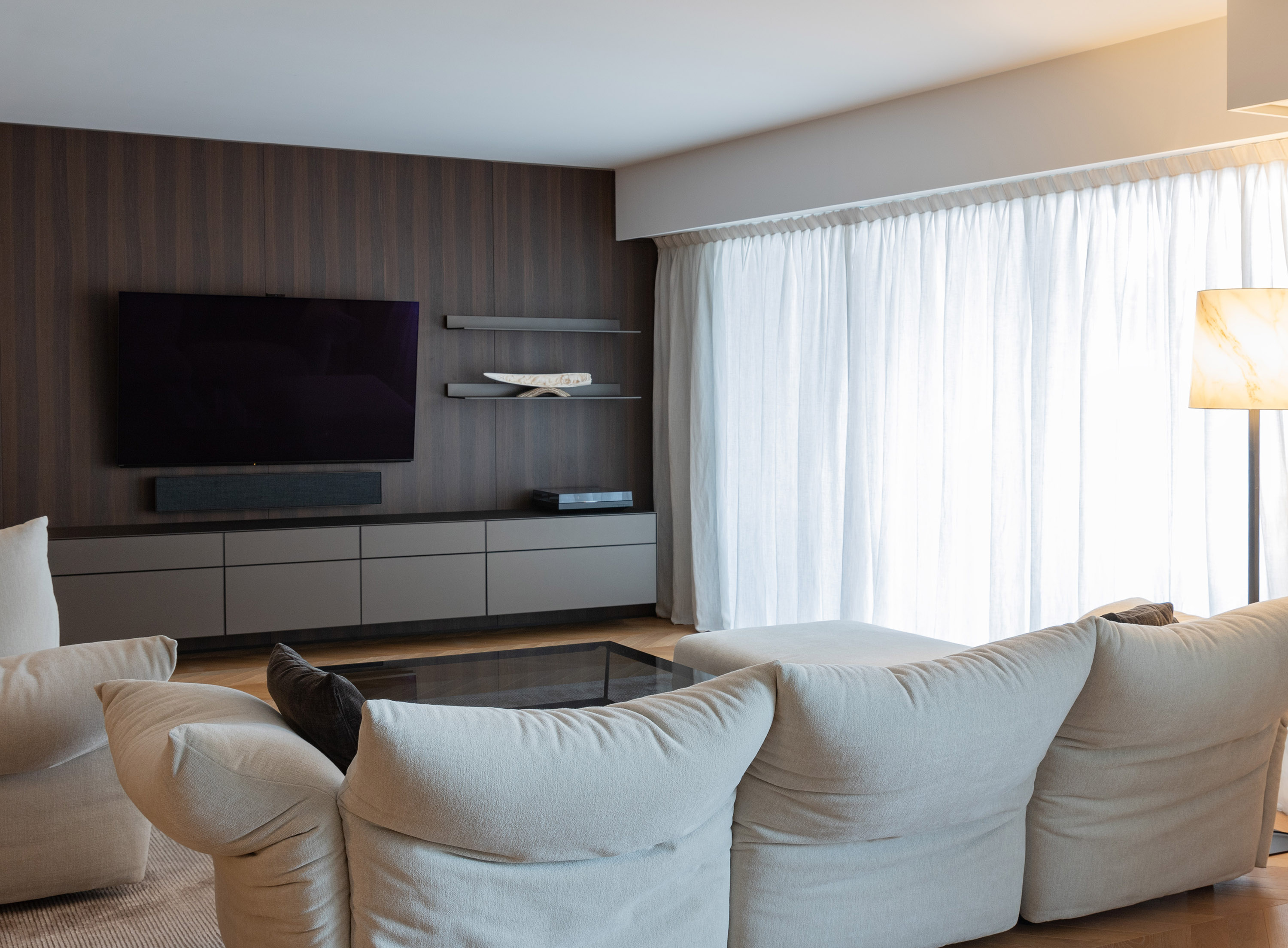 Living boiserie