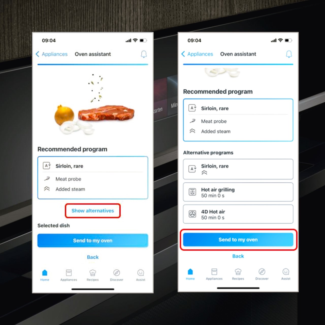 Schermo app device