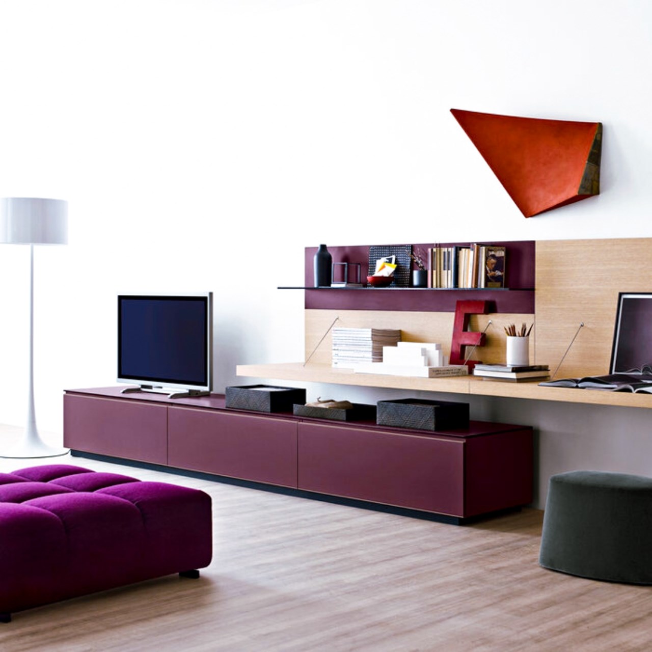 mobile basso fucsia 