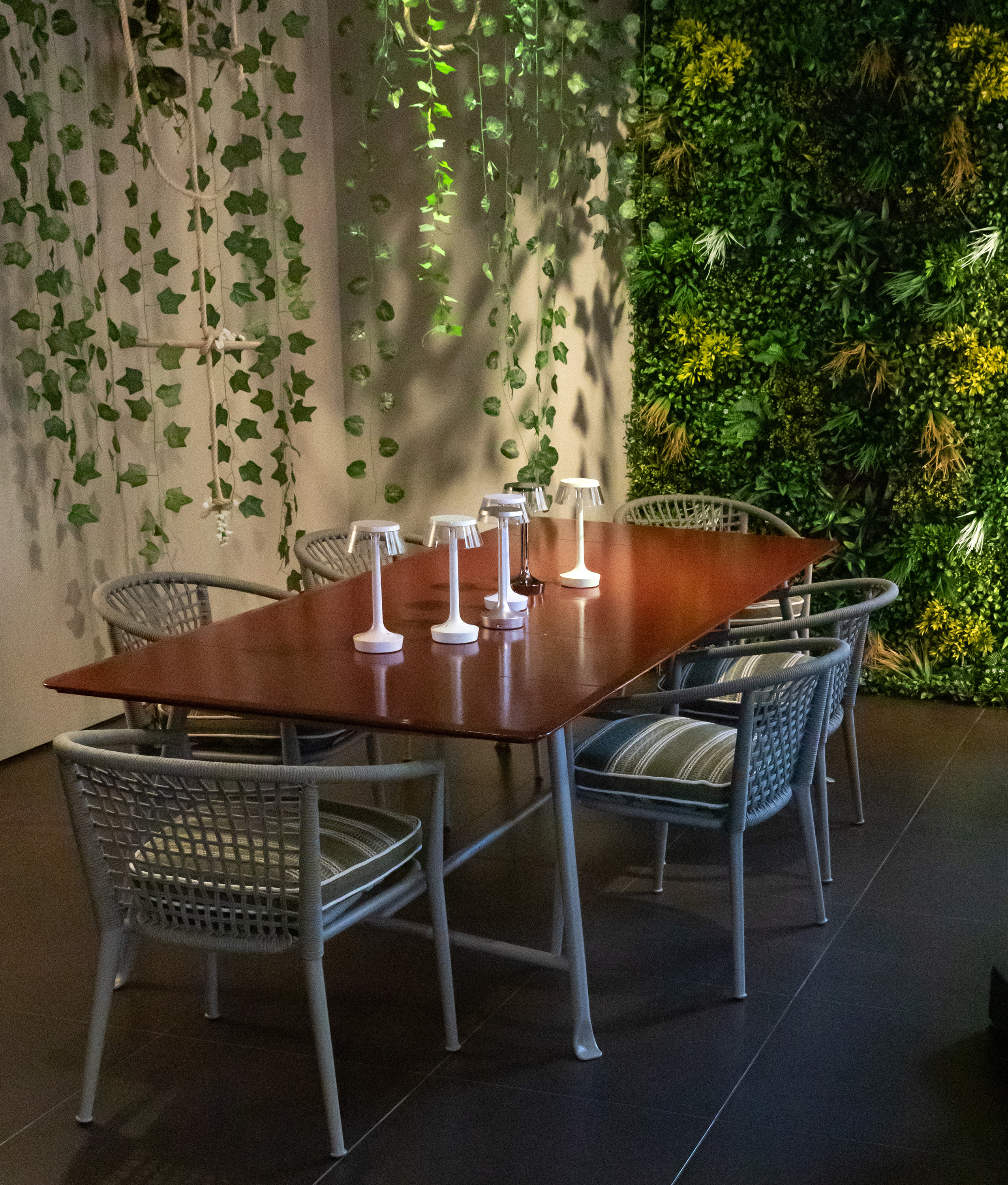 Tavolo e sedie outdoor